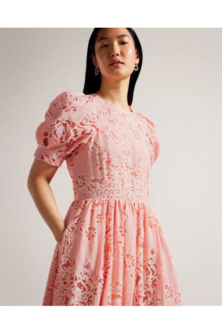 Γυναικείo Ted Baker φόρεμα -κοραλί ESTHHER