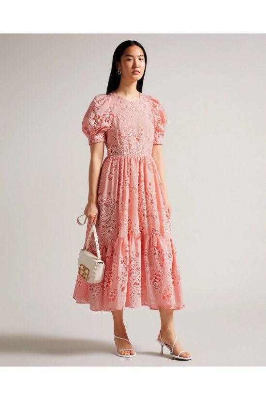 Γυναικείo Ted Baker φόρεμα -κοραλί ESTHHER