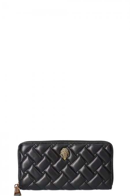 Kurt Geiger Women's K Zip Around Wallet-Black