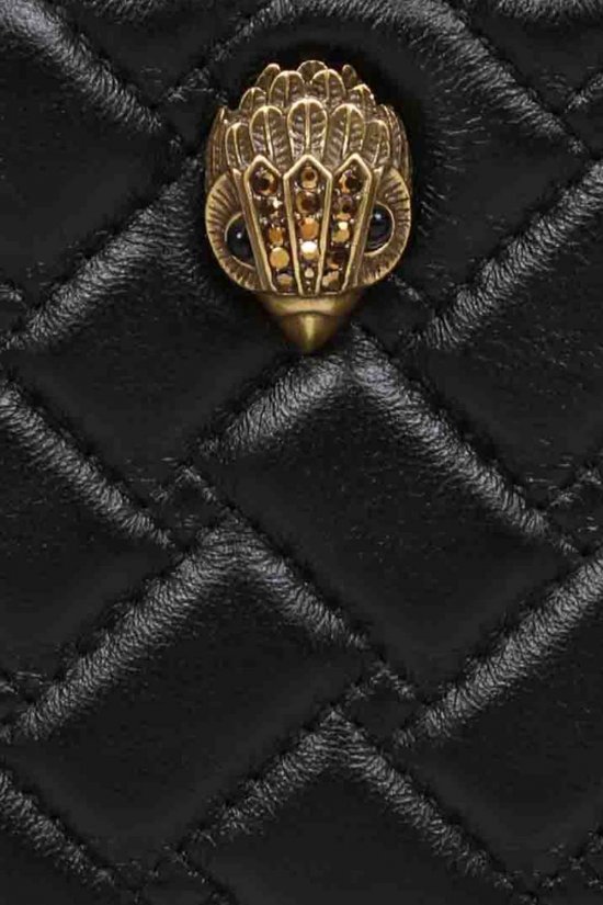 Kurt Geiger Women's K Zip Around Wallet-Black