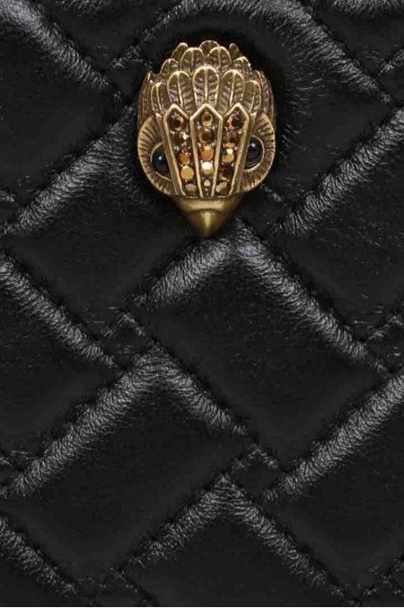 Kurt Geiger Women's K Zip Around Wallet-Black