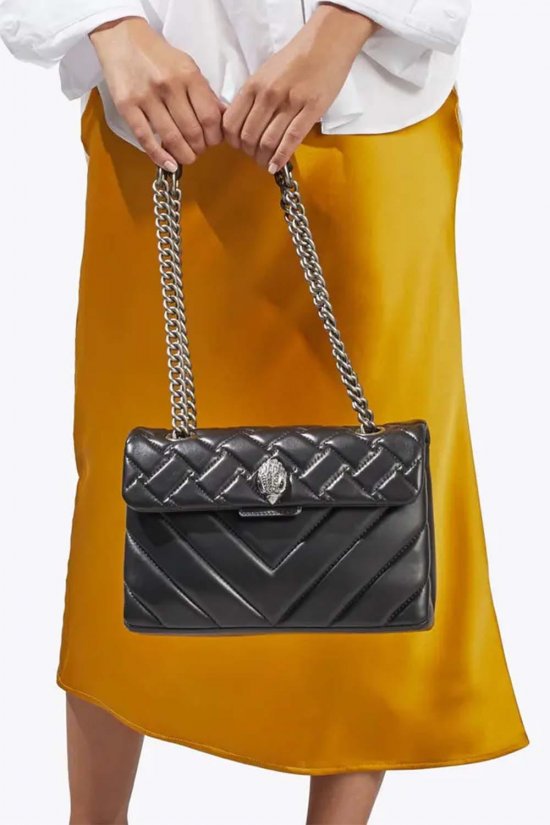 Kurt Geiger Women's Leather Kensington X-Black Bag