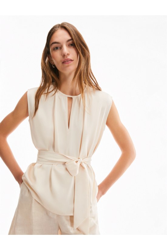 Women's PennyBlack Blouse Regular Fit Duke-Ecru