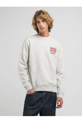 Ανδρική Replay φούτερ μπλούζα Regular Fit-Γκρι 2