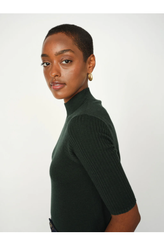 Γυναικεία Mos Mosh πλεκτή μπλούζα Regular Fit Relena-Πράσινο 2