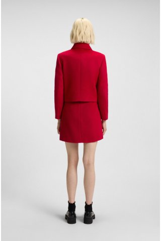 Γυναικείο Hugo σακάκι Regular Fit Agesia-Κόκκινο 2
