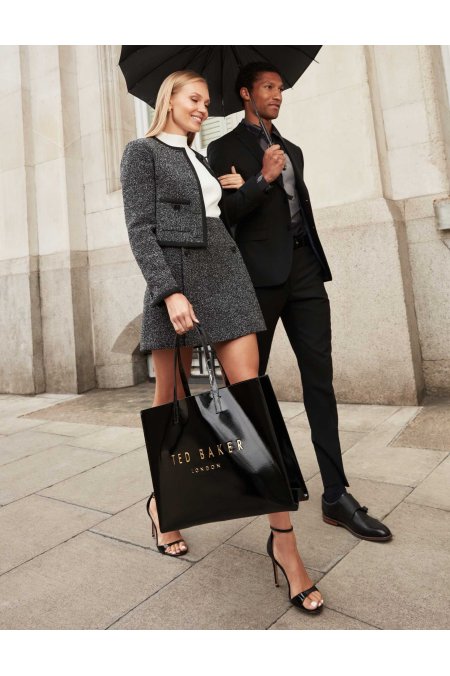 Γυναικεία Ted Baker φούστα Regular Fit Ekaas-Μαύρο