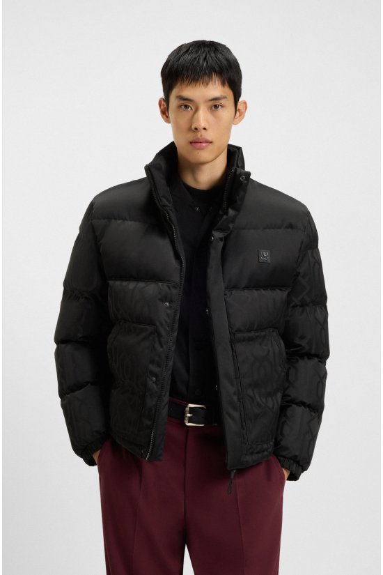 Ανδρικό Hugo μπουφάν Regular Fit Balto2541-Μαύρο