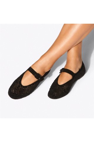 Γυναικεία Kurt Geiger παπούτσια μπαλαρίνες-Μαύρο