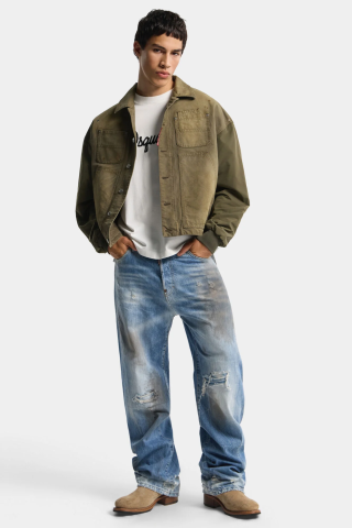 Ανδρικό Dsquared2 τζιν παντελόνι Light Dirty Wash Loose...