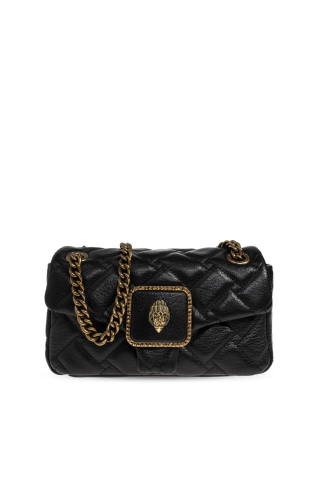 Γυναικεία Kurt Geiger δερμάτινη τσάντα MINI PILMICO-Μαύρο 2